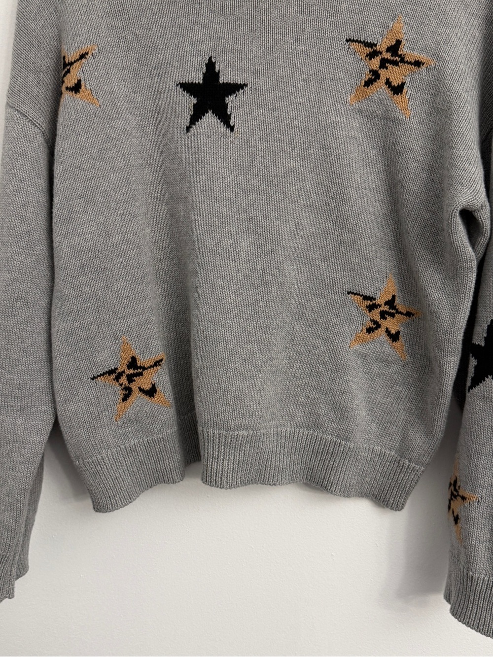 Rails Perci Star Gray Sweater Size XS Cotton/cashmere Blend - Picture 3 of 9
